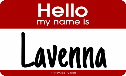 Hello my name is Lavenna png download
