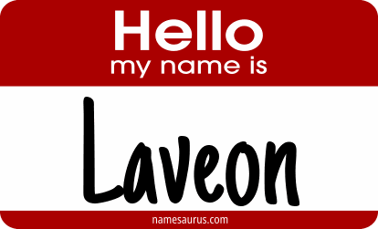 Hello my name is Laveon png download