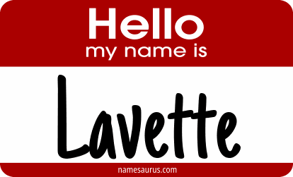 Hello my name is Lavette png download