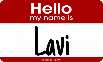 Hello my name is Lavi png download