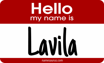 Hello my name is Lavila png download