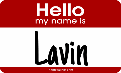 Hello my name is Lavin png download