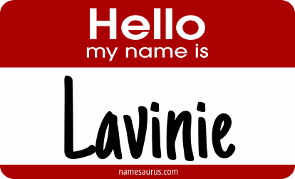 Hello my name is Lavinie png download