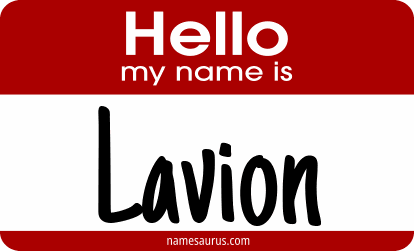Hello my name is Lavion png download