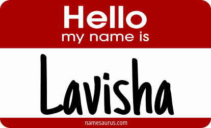 Hello my name is Lavisha png download