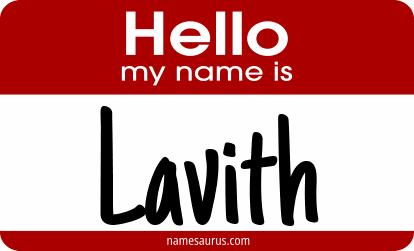 Hello my name is Lavith png download
