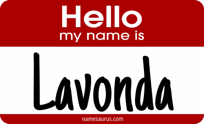 Hello my name is Lavonda png download