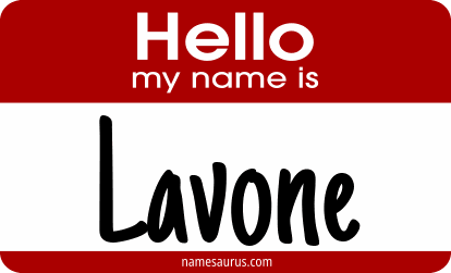 Hello my name is Lavone png download