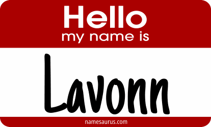 Hello my name is Lavonn png download