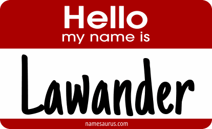 Hello my name is Lawander png download
