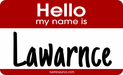 Hello my name is Lawarnce png download