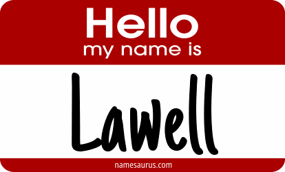 Hello my name is Lawell png download