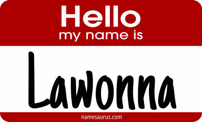 Hello my name is Lawonna png download