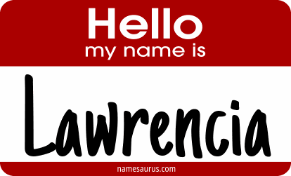 Hello my name is Lawrencia png download