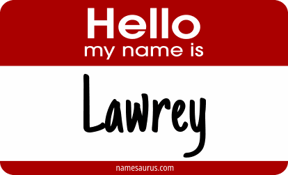 Hello my name is Lawrey png download