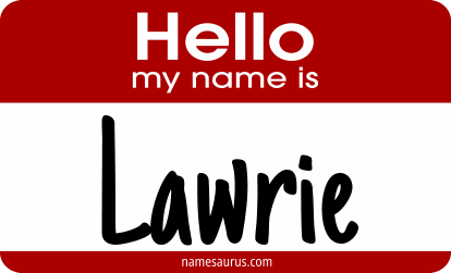 Hello my name is Lawrie png download