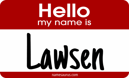Hello my name is Lawsen png download
