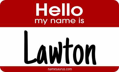 Hello my name is Lawton png download