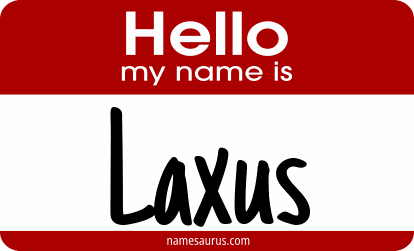 Hello my name is Laxus png download
