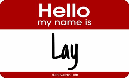 Hello my name is Lay png download