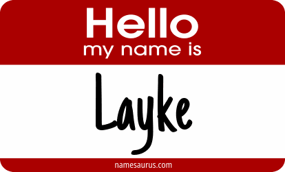 Hello my name is Layke png download
