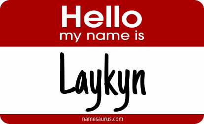 Hello my name is Laykyn png download