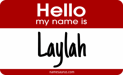 Hello my name is Laylah png download