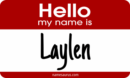 Hello my name is Laylen png download