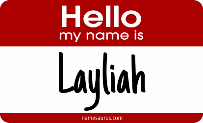 Hello my name is Layliah png download