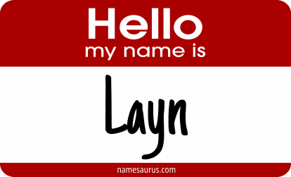Hello my name is Layn png download
