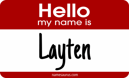 Hello my name is Layten png download