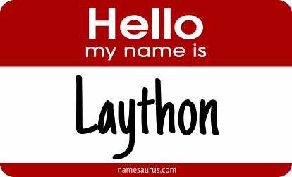Hello my name is Laython png download