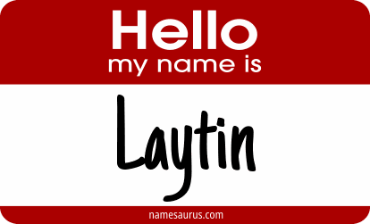 Hello my name is Laytin png download
