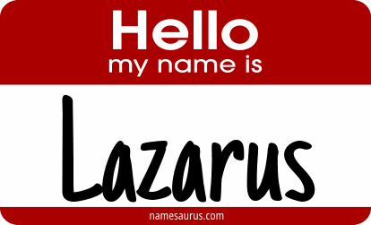 Hello my name is Lazarus png download