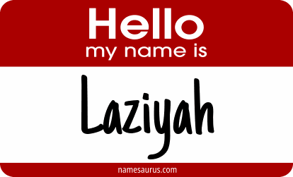 Hello my name is Laziyah png download