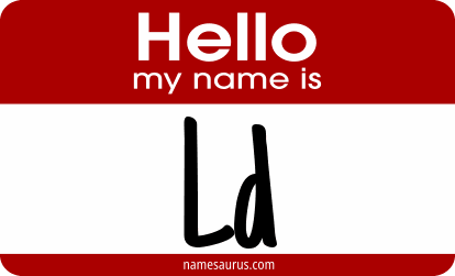 Hello my name is Ld png download