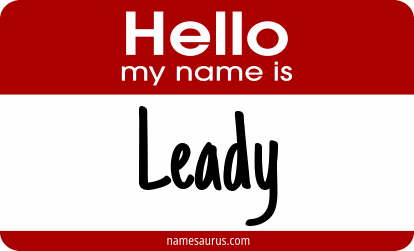 Hello my name is Leady png download