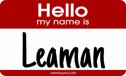 Hello my name is Leaman png download