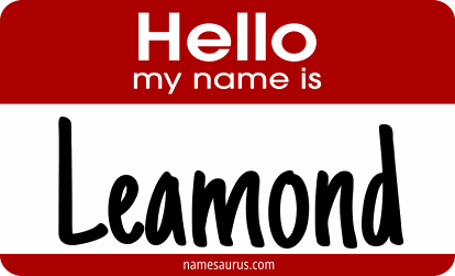 Hello my name is Leamond png download