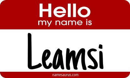 Hello my name is Leamsi png download
