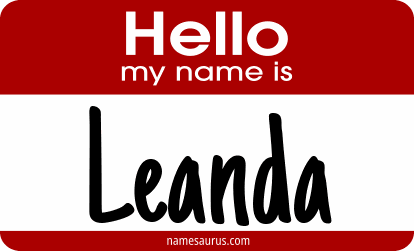 Hello my name is Leanda png download