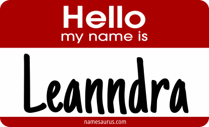 Hello my name is Leanndra png download