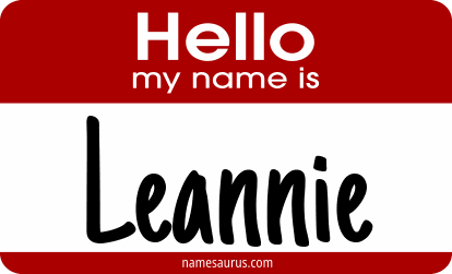 Hello my name is Leannie png download