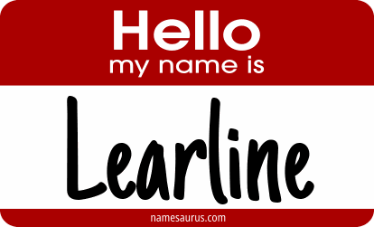 Hello my name is Learline png download