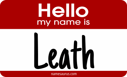 Hello my name is Leath png download
