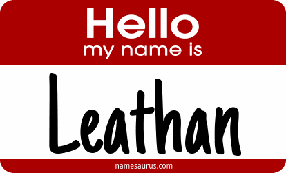 Hello my name is Leathan png download