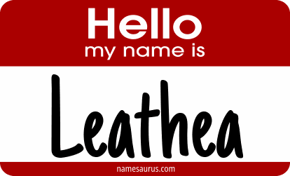 Hello my name is Leathea png download