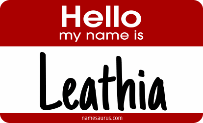 Hello my name is Leathia png download