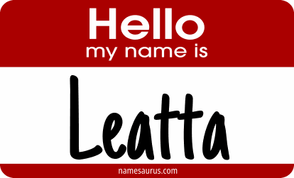 Hello my name is Leatta png download
