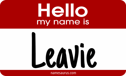 Hello my name is Leavie png download